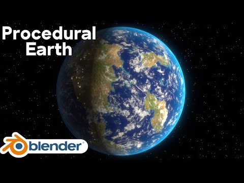 Completely Procedural Earth (Blender Tutorial)