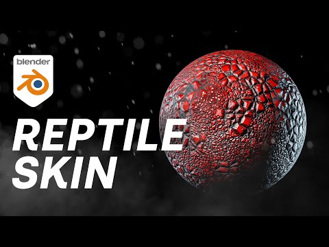 Reptile Skin Shader Tutorial in Blender (Eevee & Cycles)