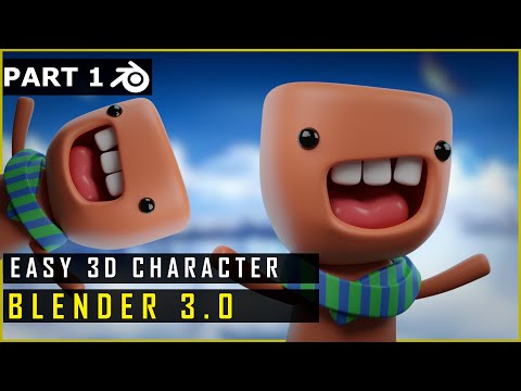 Blender | EASY 3D Character [Part 1]
