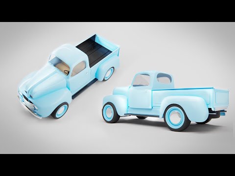Creating a Classic Ford with Blender!