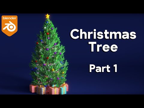 Christmas Tree 🎄 Part 1 (Blender Tutorial)