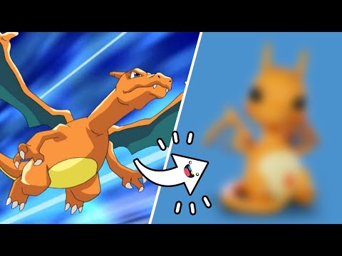 2D to 3D! Sculpting Pokemon from Start to Finish 🔥 Charizard 🔥