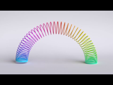 Slinky 2.0 DEFIES All Logic – Blender Geometry Nodes