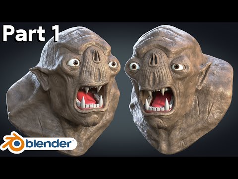 Cave Troll (Blender Sculpting Tutorial) Part 1