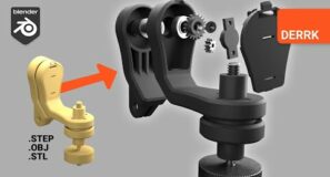 Import a CAD model and create an Exploded View animation in Blender 3.0