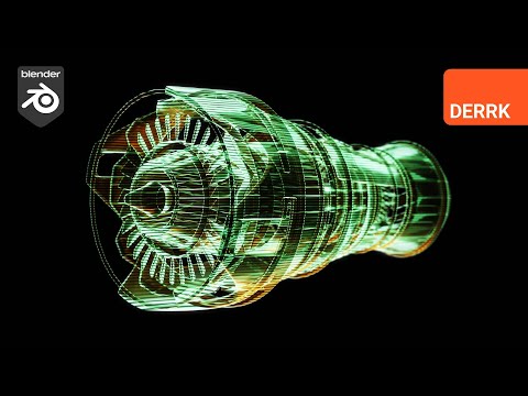 Holographic Shader [and engine!] in Blender