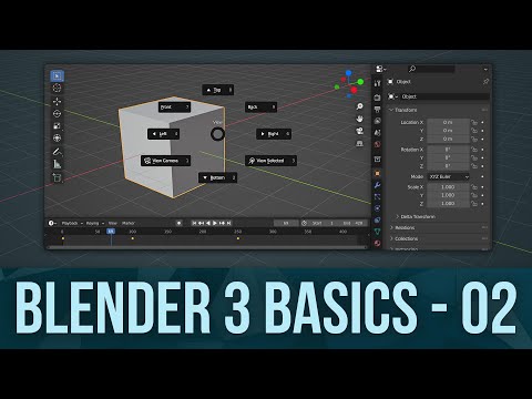 BLENDER BASICS 2: Navigating the 3D View