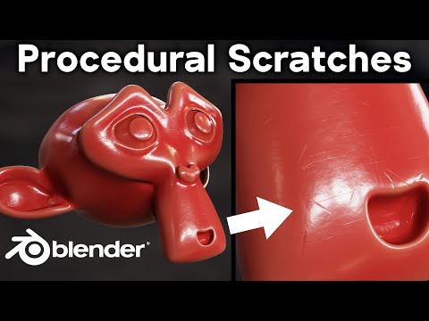 Procedural Scratched Plastic (Blender Tutorial)
