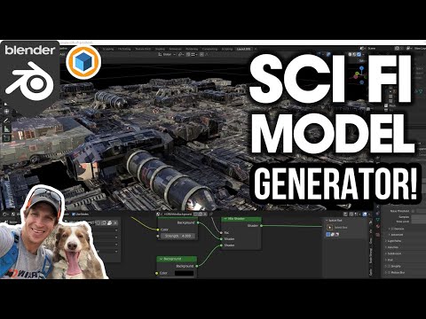 AMAZING Sci-Fi Model Generator for Blender – Simple Sci-Fi Pro!