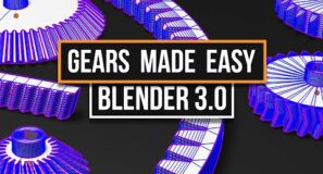Make “Any” Gear In Blender 3.0 | Parametric Gears – The Toothy Update
