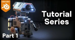 Sci-Fi Worker Robot-Part 1 (Blender Tutorial)