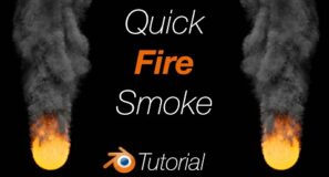 [2.93] Blender Tutorial: Quick Fire and Smoke in 3 Minutes