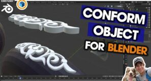 Wrap Objects ONTO OTHER OBJECTS in Blender with Conform Object!
