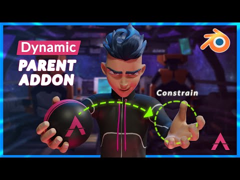 Want to Avoid Constraint HELL? Try This..  | Dynamic Parent Addon – Blender