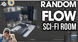 Easy Sci-Fi Room in Blender with RANDOM FLOW!