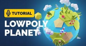 Low Poly 3D Planet Full Tutorial in Blender 3.0