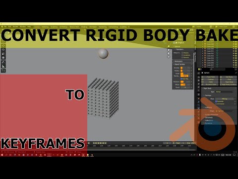 Convert Rigid Body Bake To Keyframes Blender