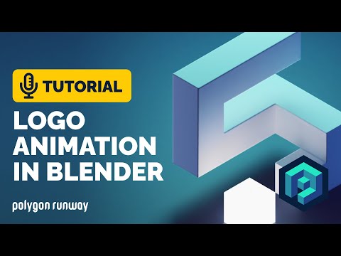 3D Logo Animation Tutorial in Blender 2.93 | Polygon Runway