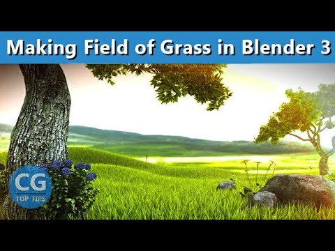 Create Grass Hill in Blender 3.0