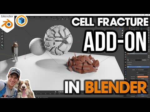 Using the CELL FRACTURE Add-On for Blender – Step by Step Tutorial!