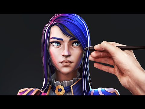 How to Sculpt Caitlyn (Arcane) in 1 Minute