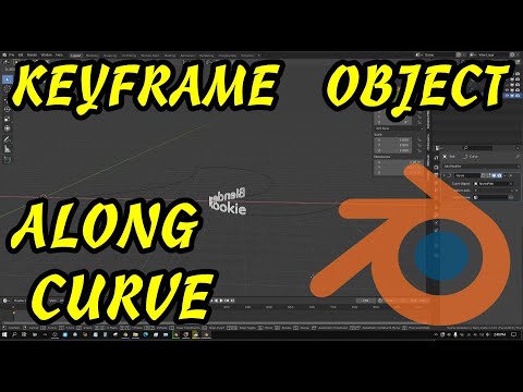 Use Keyframes To Animate Along A Curve – Blender Rookie