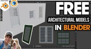 How to Use FREE Manufacturer Architectural Models in Blender! (Doors, Windows, Etc)