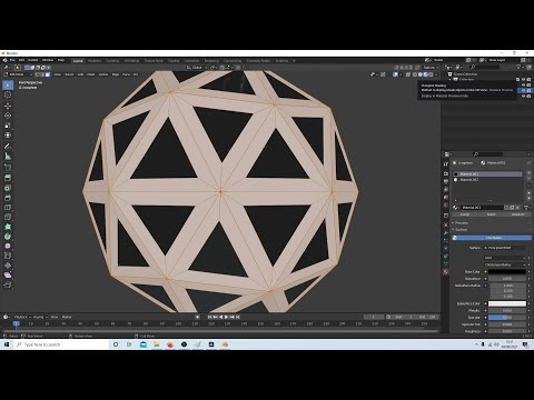 Blender 2.93 Tutorial: How To Inset All Of The Faces On A Single Object.