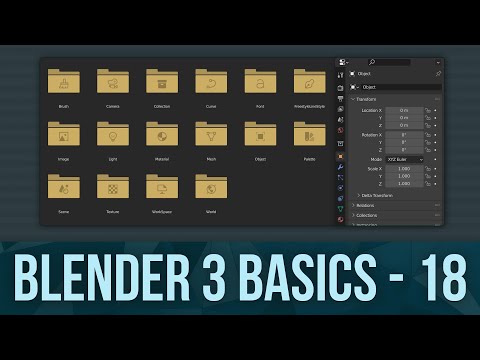 BLENDER BASICS 18: Working with Blend Files