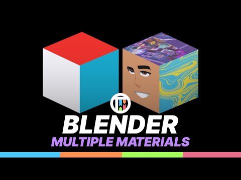 Blender 3.0 Eevee Tutorial – How to Add Multiple Images or Colors to ONE Object