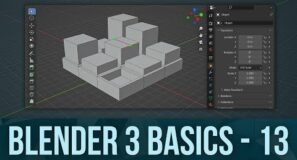 BLENDER BASICS 13: The Extrude, Inset, and Knife Tools