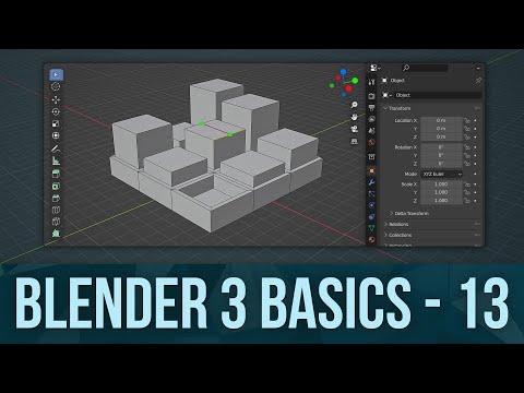 BLENDER BASICS 13: The Extrude, Inset, and Knife Tools