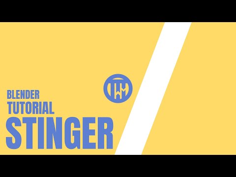 HOW TO CREATE A STINGER – Blender 3.0 Eevee Tutorial