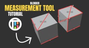 HOW TO USE THE RULER MEASUREMENT TOOL – Blender 3.0 Eevee Tutorial