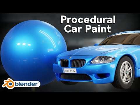 Procedural Car Paint (Blender Tutorial)