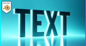 Create Powerful Text Art in Blender!