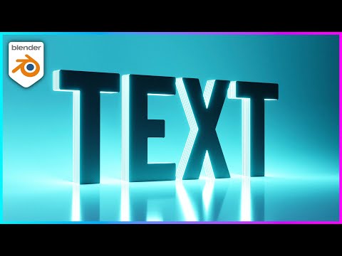 Create Powerful Text Art in Blender!