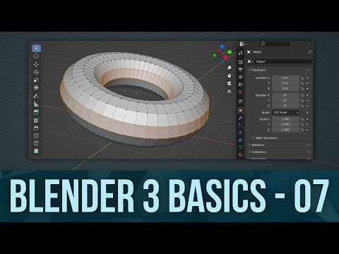 BLENDER BASICS 7: Editing Object Data