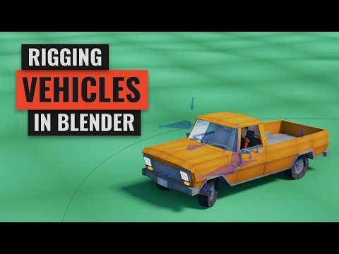 Car and Robot Rigging in Blender (Cubic Worlds Course Promo)