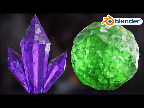 Procedural Crystal Material (Blender Tutorial)