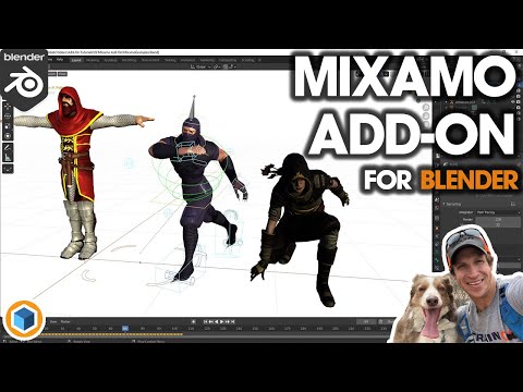 Import FREE Rigged and Animated Characters into Blender with the Adobe Mixamo Add-On