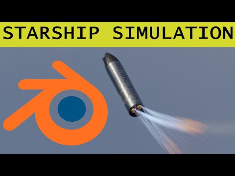 Simple Starship Simulation – Blender