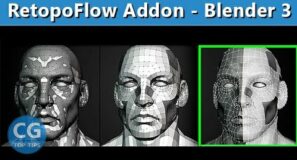 RetopoFlow 3.0 Addon: a suite of retopology tools for Blender 3.0