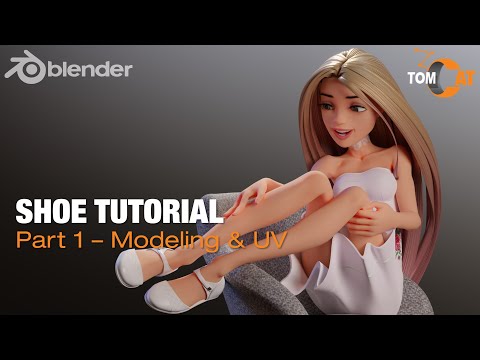 Blender Shoe Tutorial – Part1 – Modeling & UV