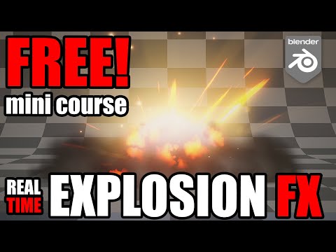 Explosion VFX tutorial in Blender – part 01