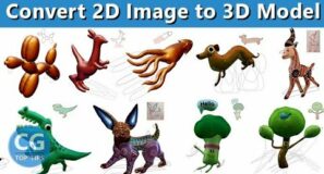 Monster Mash – Convert 2D Image to 3D Model in Blender 3.1