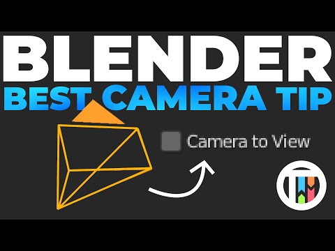 BEST WAY TO MOVE THE CAMERA (lock camera to view) – Blender Beginner 101 Basics Tutorial