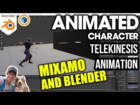 Using Mixamo Animations in Blender – Easy TELEKINESIS ANIMATION!