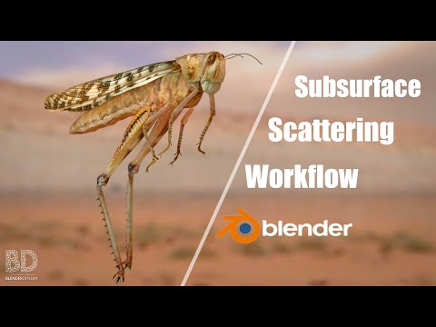 Blender Subsurface Scattering Workflow Tutorial