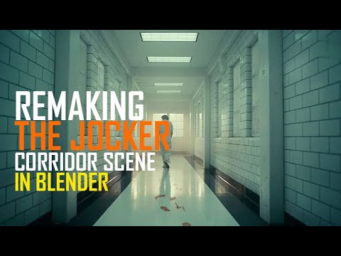recreating the joker final corridor scene in blender eevee